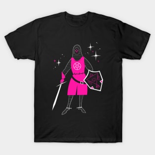 Neon Space Knight T-Shirt